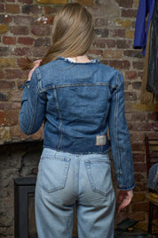 Anarchy Denim Jacket - Vintage Levi’s Cropped Denim Jacket