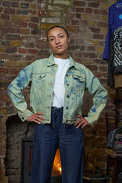Anarchy Denim Jacket - Vintage Levi’s Tie-Dye Denim Jacket