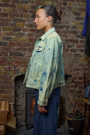 Anarchy Denim Jacket - Vintage Levi’s Tie-Dye Denim Jacket