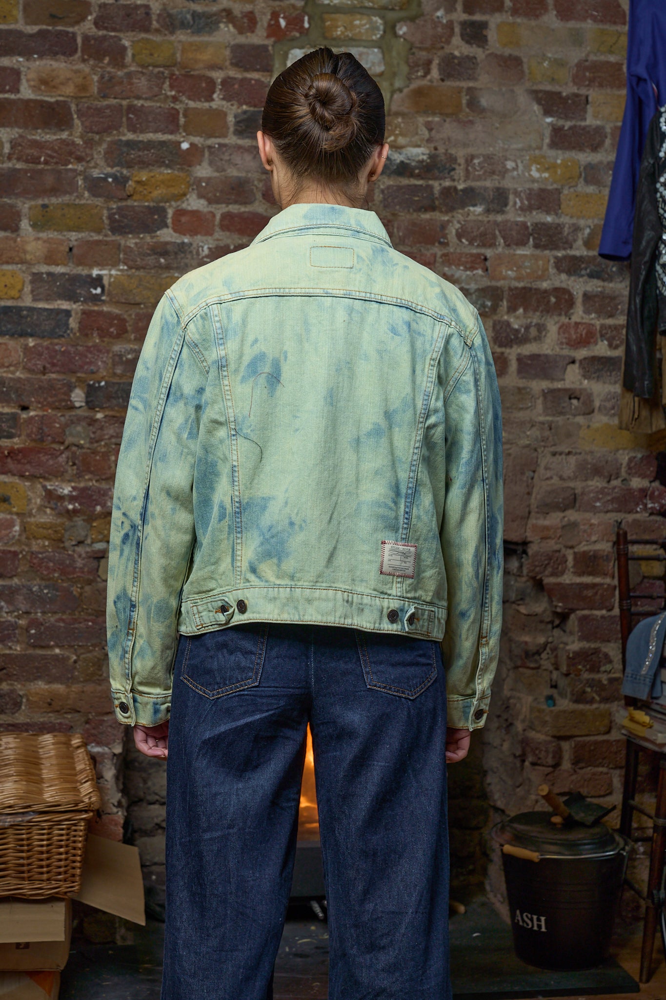 Anarchy Denim Jacket - Vintage Levi’s Tie-Dye Denim Jacket