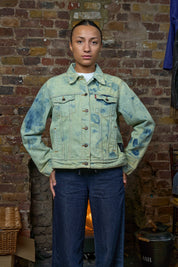 Anarchy Denim Jacket - Vintage Levi’s Tie-Dye Denim Jacket