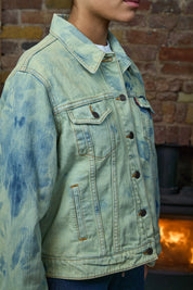 Anarchy Denim Jacket - Vintage Levi’s Tie-Dye Denim Jacket