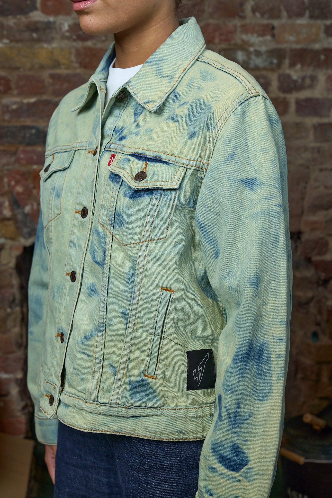 Anarchy Denim Jacket - Vintage Levi’s Tie-Dye Denim Jacket