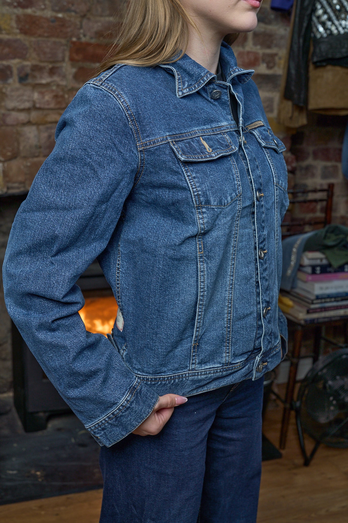 Anarchy Denim Jacket - Vintage Dark Levi’s Denim Jacket