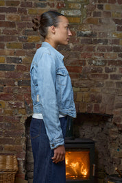 Anarchy Denim Jacket - Vintage Levi’s Zip Denim Jacket