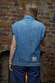 Anarchy Denim Gilet - Vintage Levi’s Sleeveless Denim Gilet