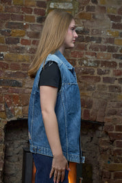 Anarchy Denim Gilet - Vintage Levi’s Sleeveless Denim Gilet