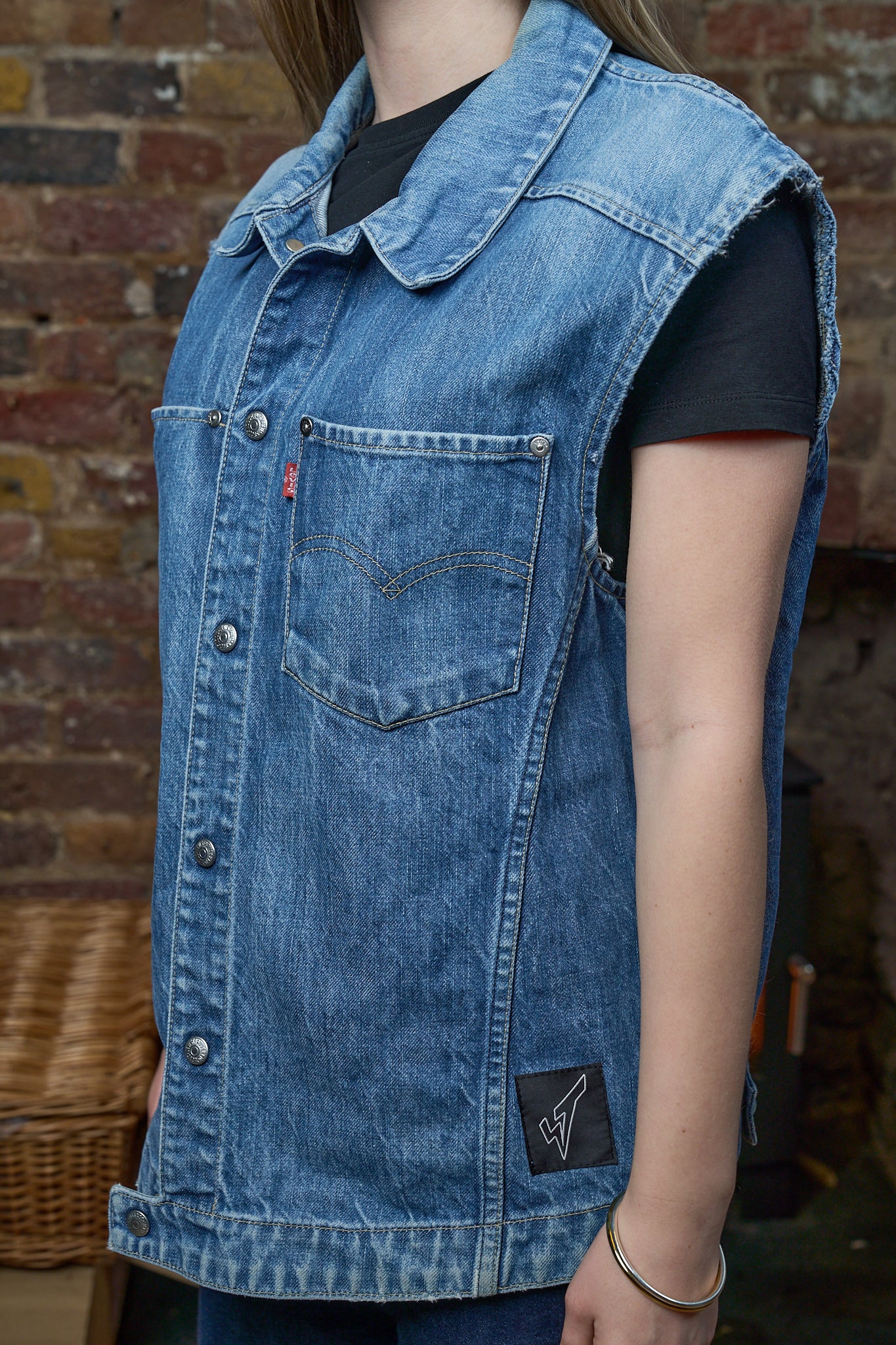 Anarchy Denim Gilet - Vintage Levi’s Sleeveless Denim Gilet