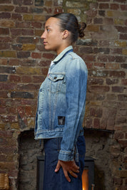 Anarchy Denim Jacket - Vintage Levi’s Two-Tone Denim Jacket