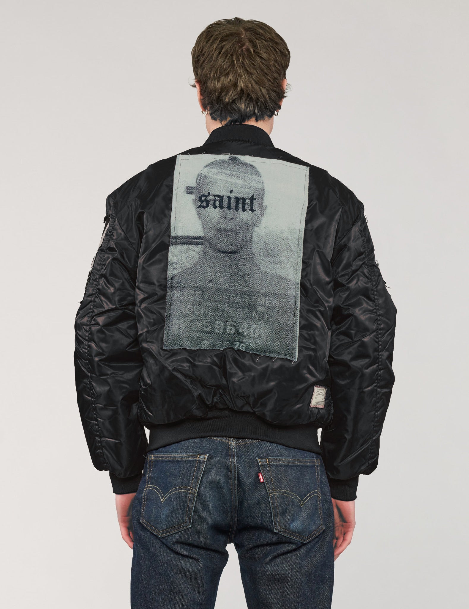 MA-1 Patched Bomber in Black
