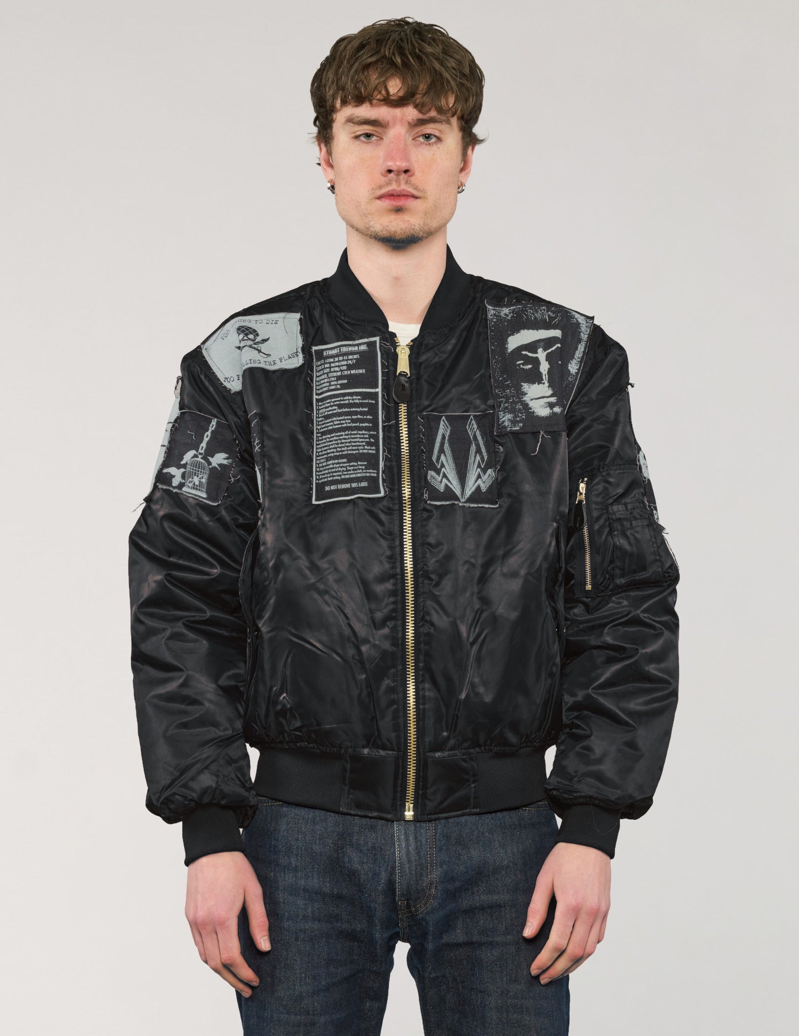 MA-1 Patched Bomber in Black