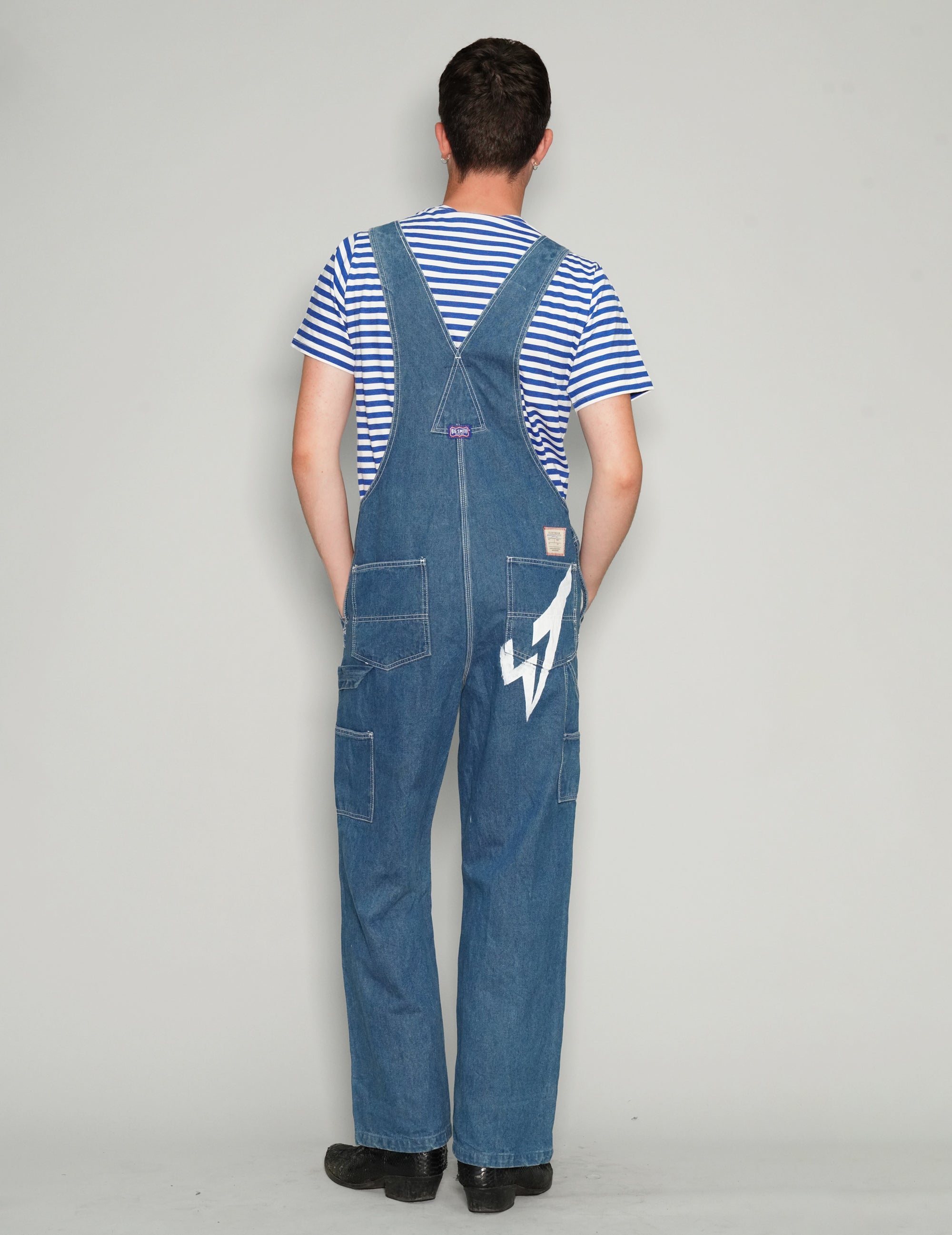 Men's Vintage Calvin Klein Denim Dungarees in Blue | Stuart Trevor