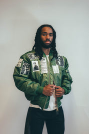 MA 1 Patched Bomber in Green