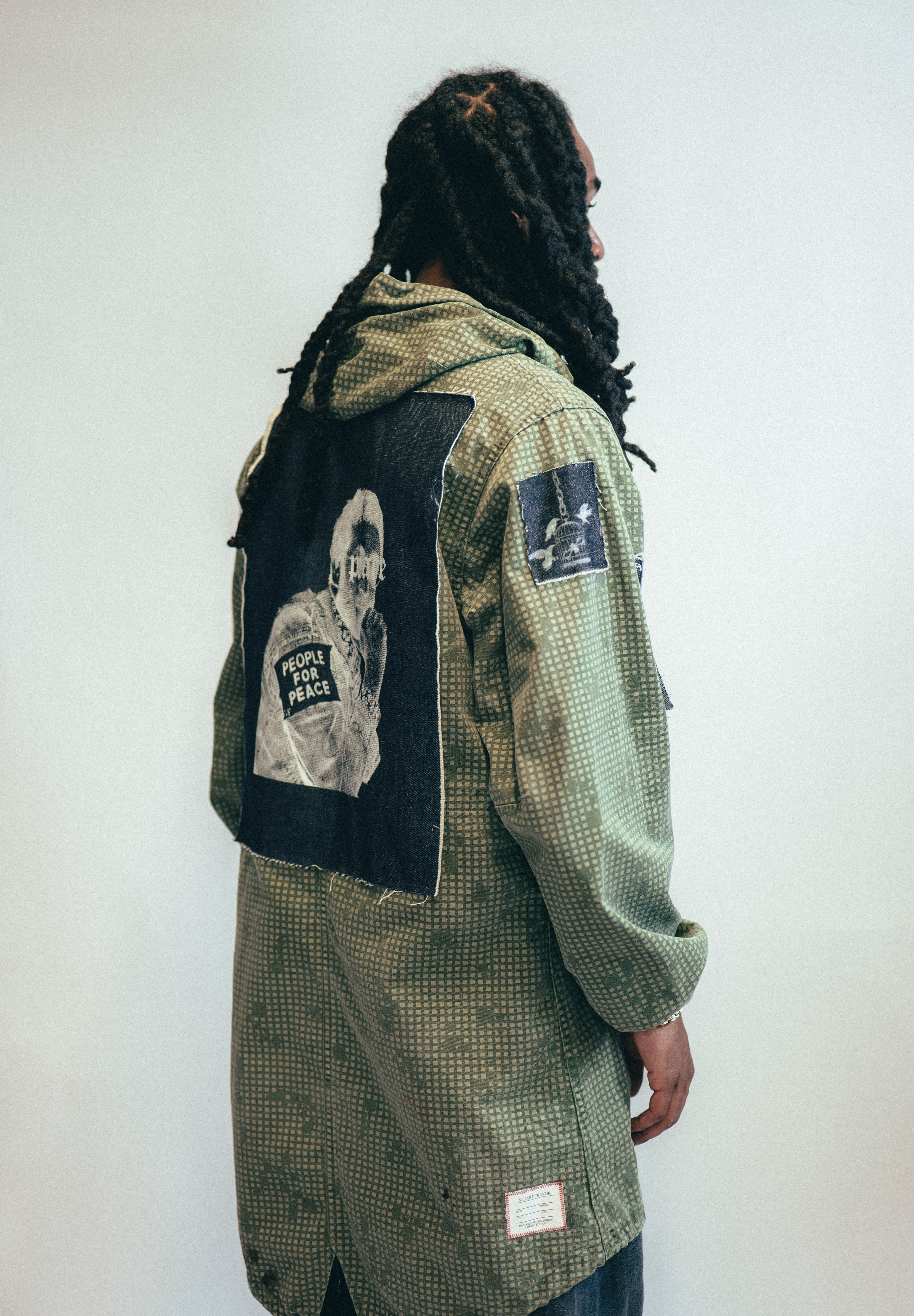 Night Vision Parka with Lennon Peace Patch