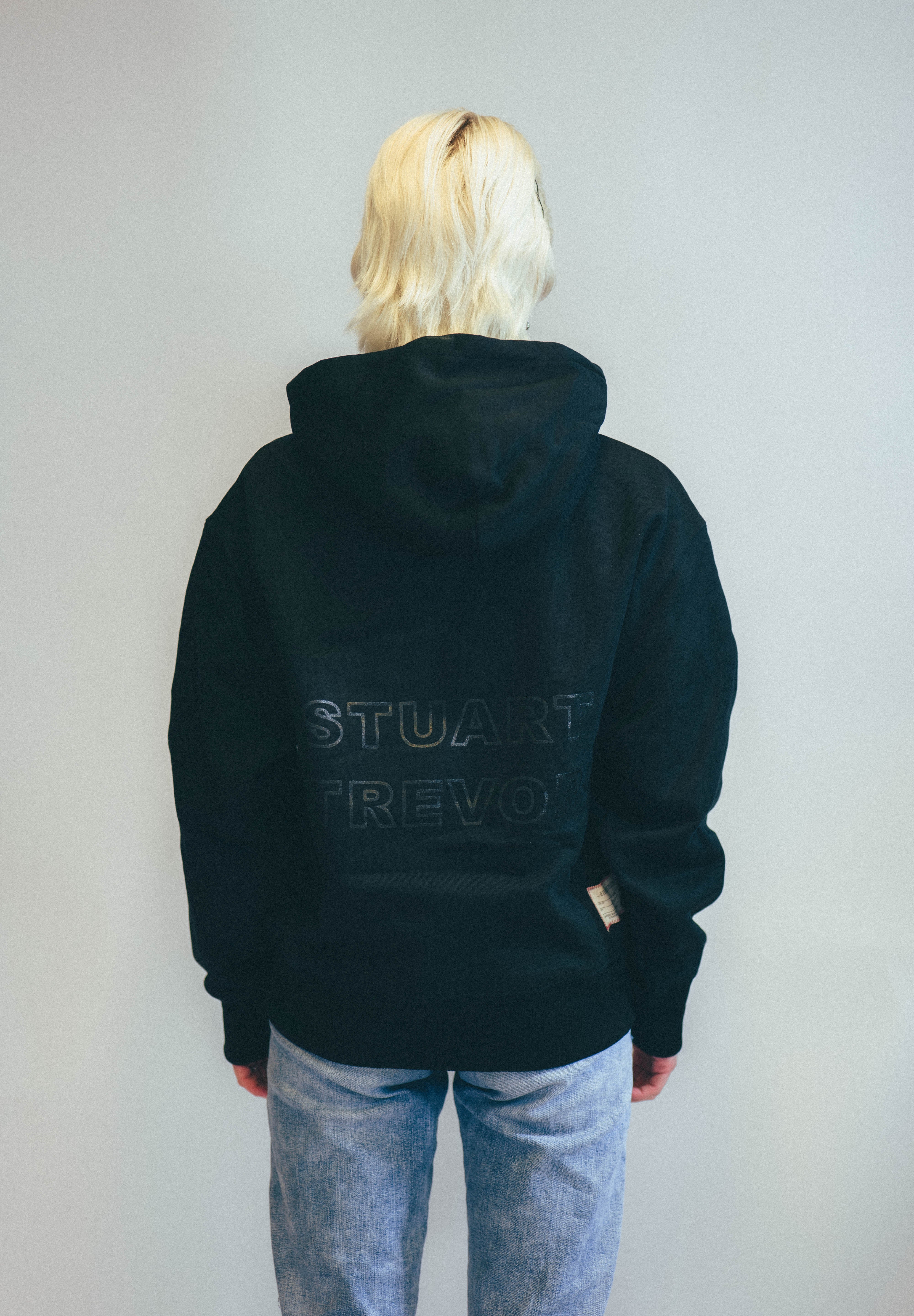 Solid Logo Black Hoodie