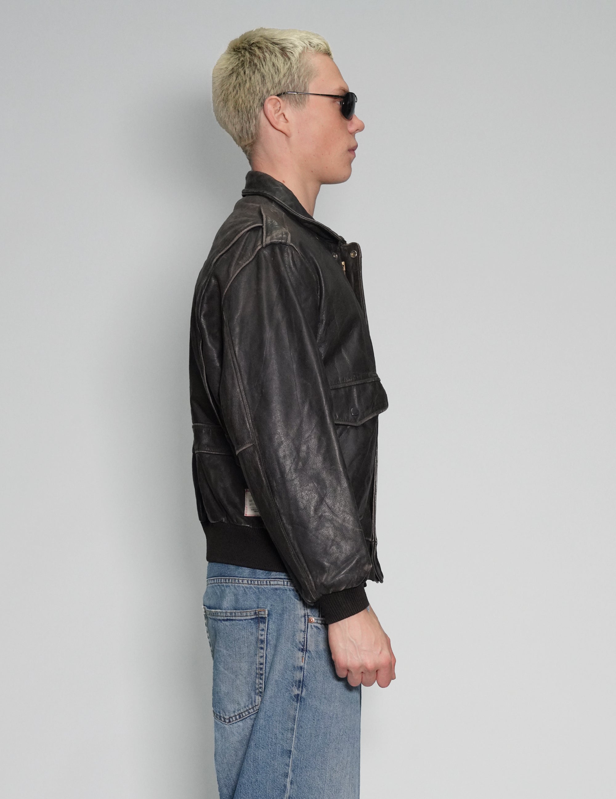 Leather MA-2 Bomber