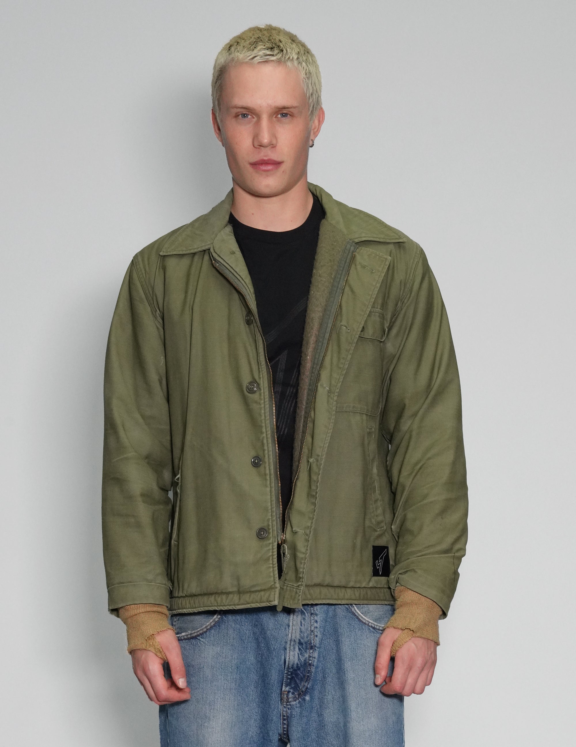 Men's Vintage M65 Fleece Lined Jacket | Stuart Trevor