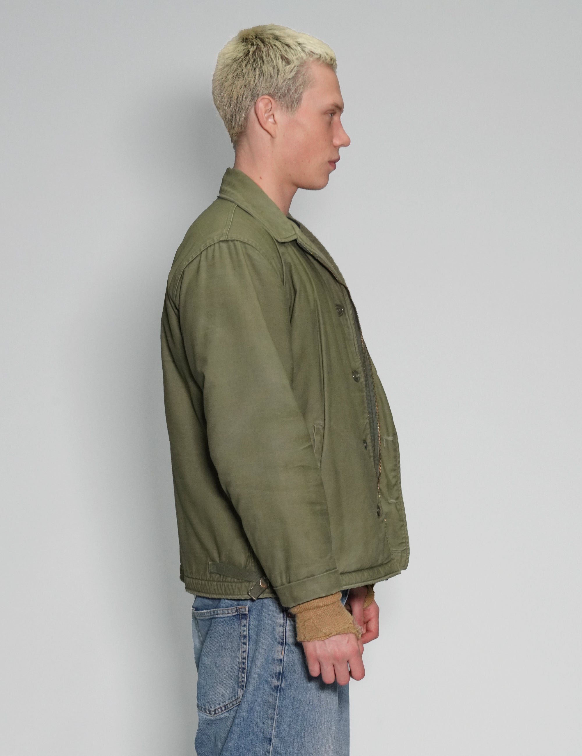 Men's Vintage M65 Fleece Lined Jacket | Stuart Trevor
