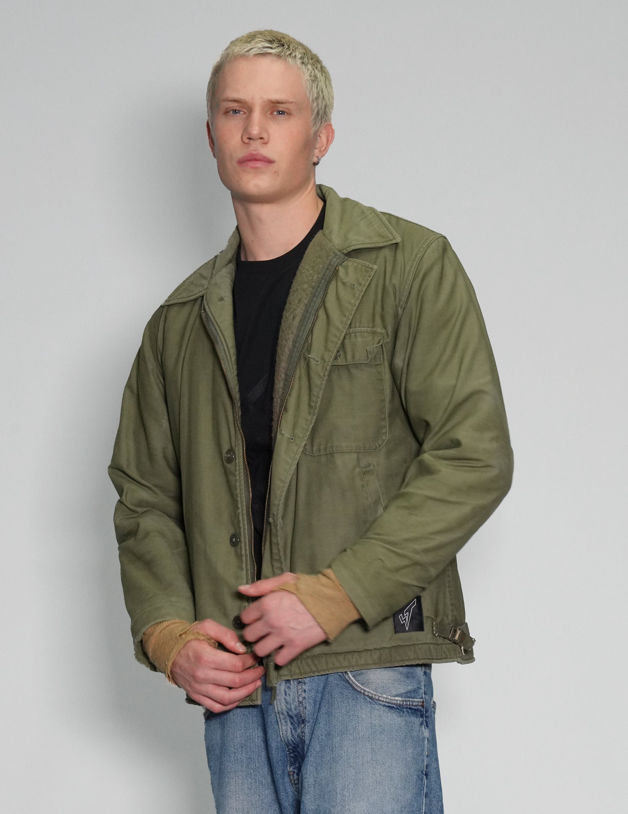 Men's Vintage M65 Fleece Lined Jacket | Stuart Trevor
