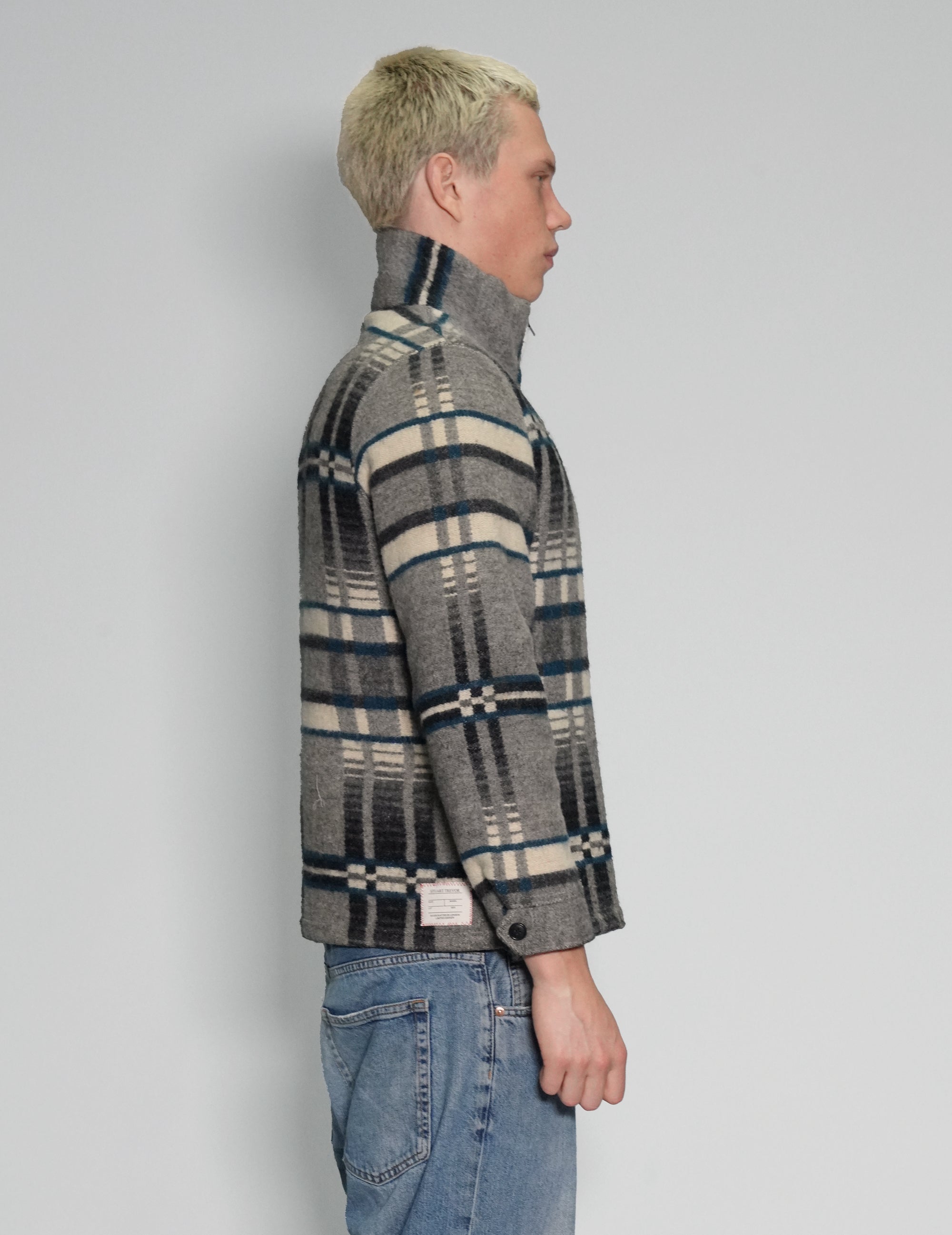 Check K Wool Jacket