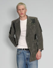 Green Courdroy Blazer