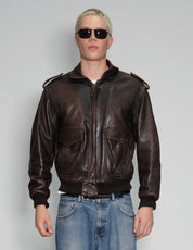 Leather MA-2 Bomber