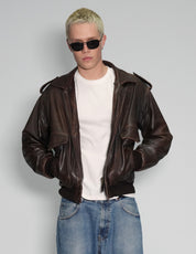 Leather MA-2 Bomber