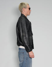 Pilots Leather Bomber Jacket