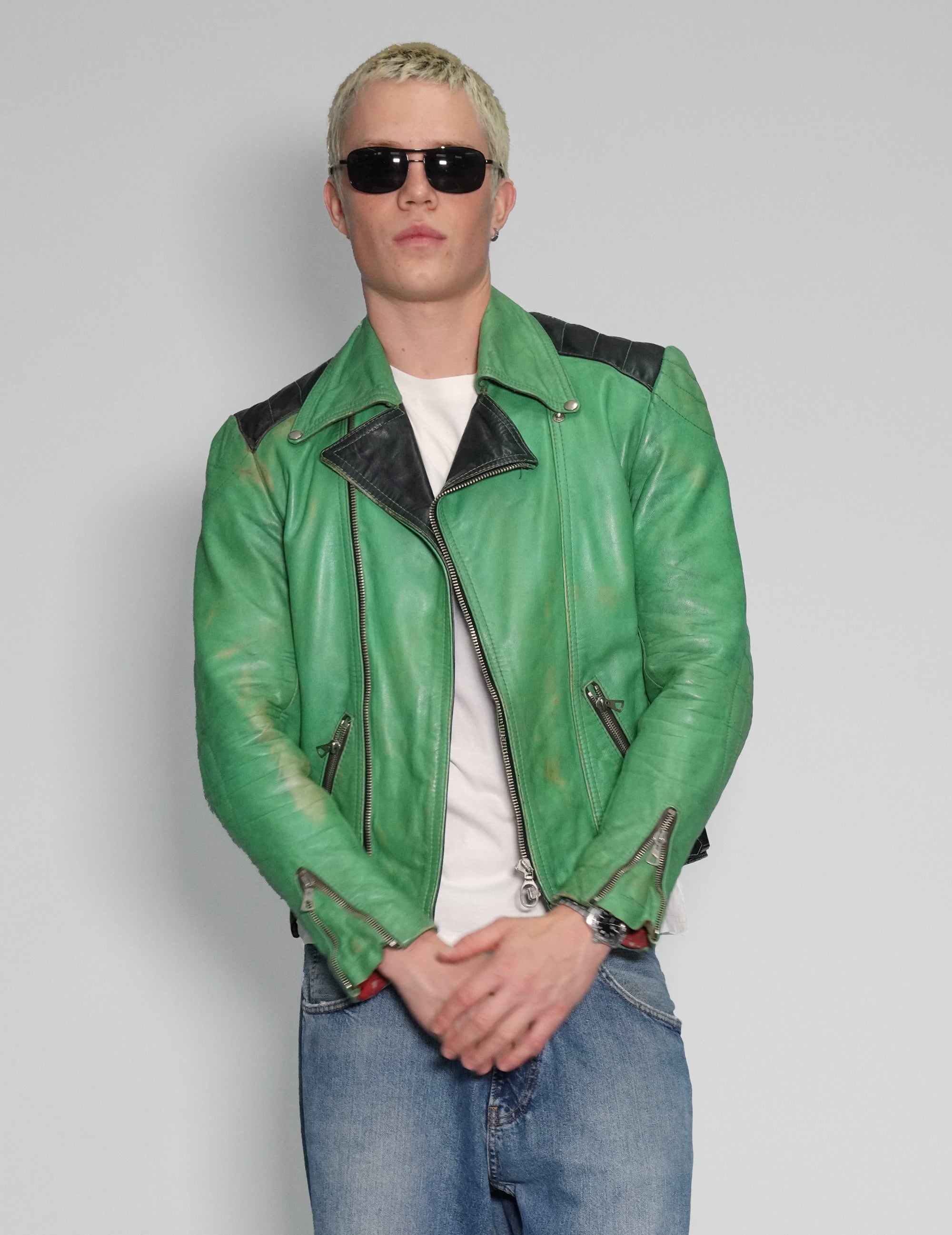 Harro Leather Biker Jacket