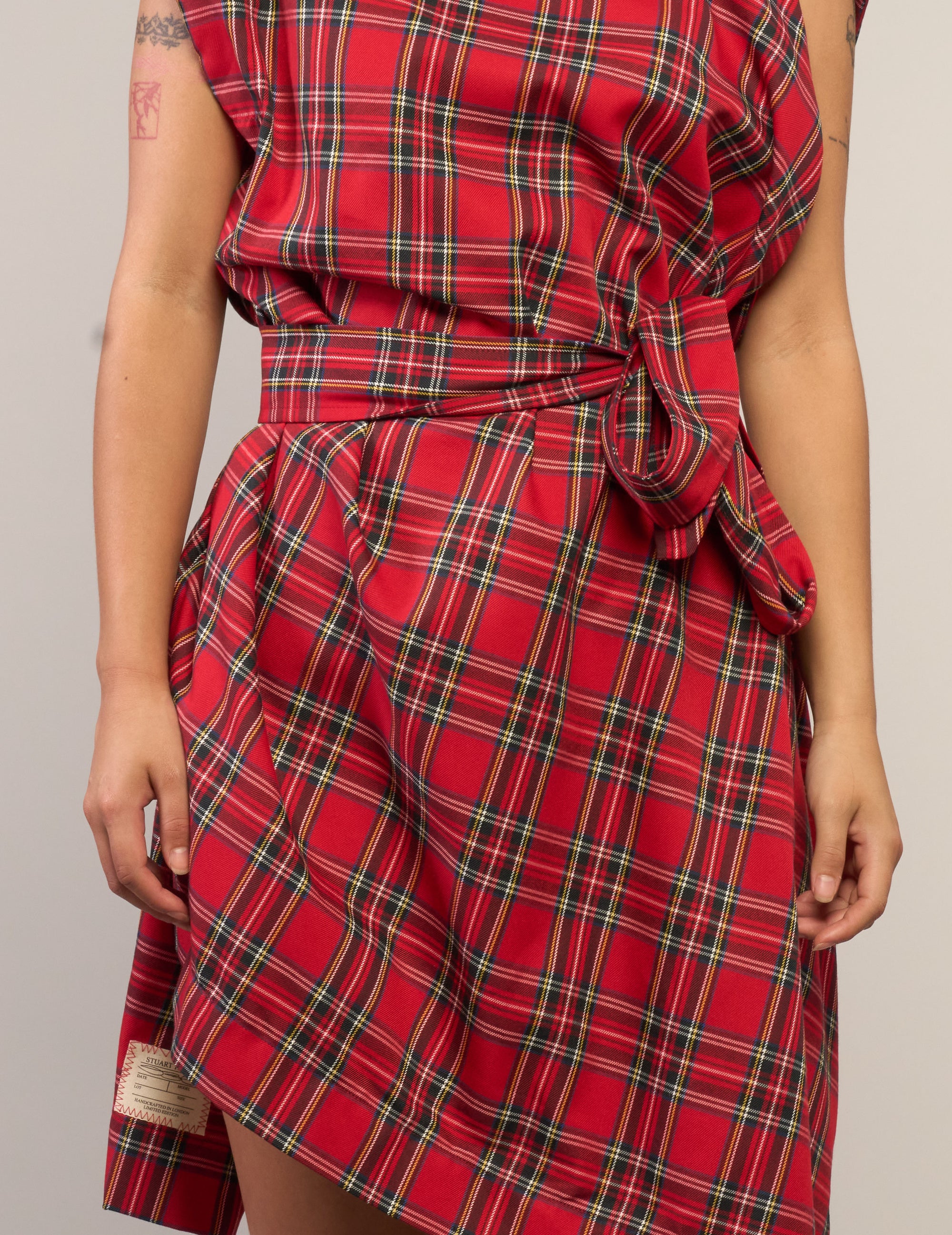 The Pirate Dress – Red Tartan