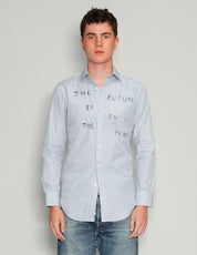 "The Future" Striped Shirt