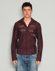 "Love Will Tear Us Apart" Maroon Shirt
